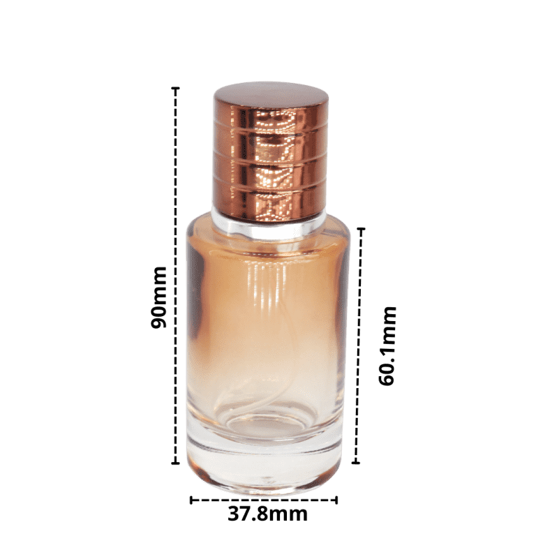 Chai Chiết Nước Hoa 30ml - Thân Trụ Tròn, Màu Nâu