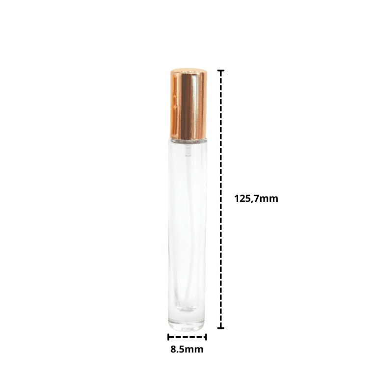 Chai Chiết Nước Hoa 10ml - Trụ Tròn, Nắp Bạc/Vàng