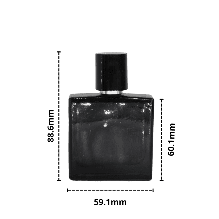 Chai Chiết Nước Hoa 30ml - Thân Đen Vuông