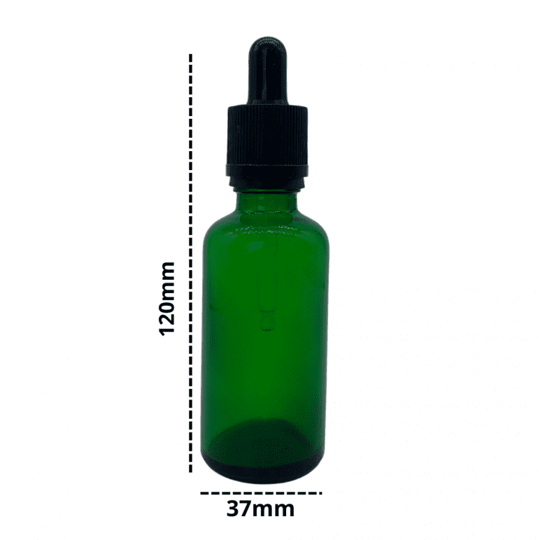 Chai Đựng Tinh Dầu Nhỏ Giọt 50ml Xanh Lá Cao Cấp