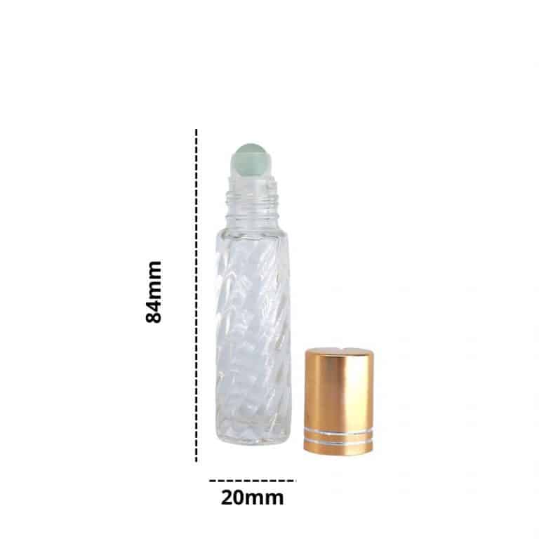 Chai Đựng Tinh Dầu 10ml - Đầu Bi Lăn Thủy Tinh - Nhiều Màu