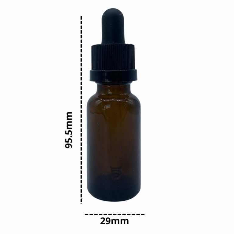 Chai Đựng Tinh Dầu Bóp Giọt 20ml Nâu