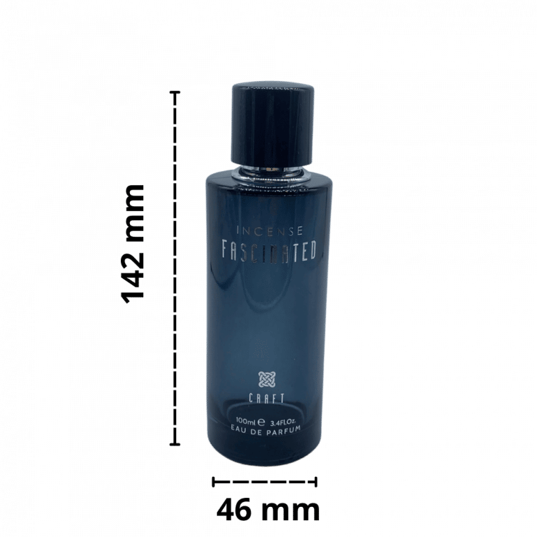 Chai Đựng Nước Hoa 100ml Đen, Dáng Cao