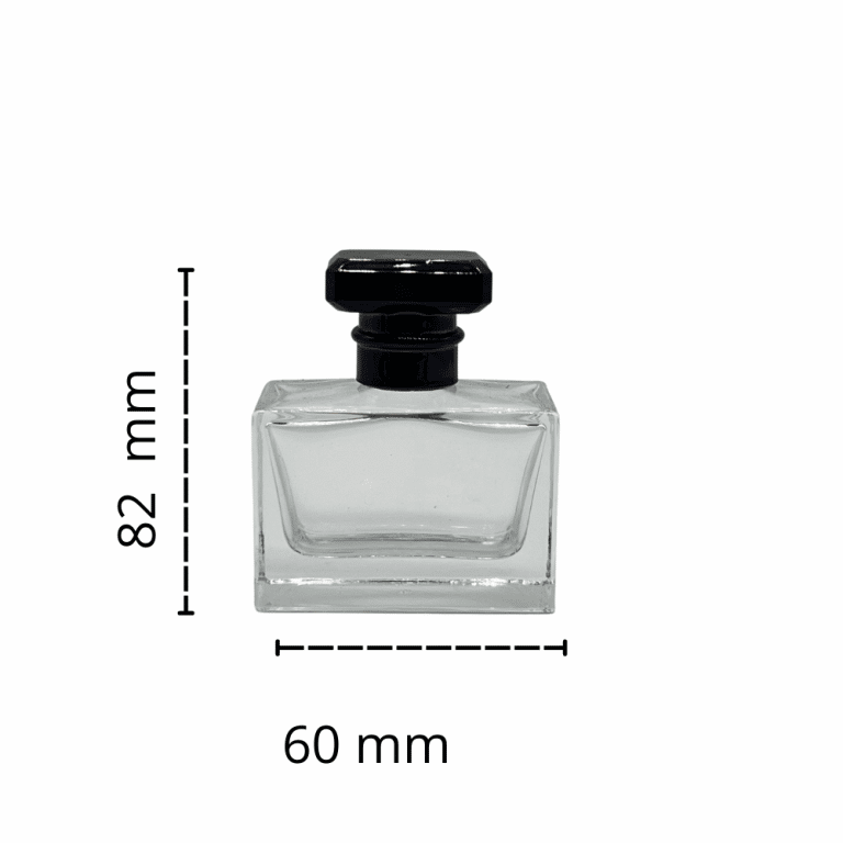 Chai Đựng Nước Hoa 30ml Thủy Tinh Trong Nắp Đen