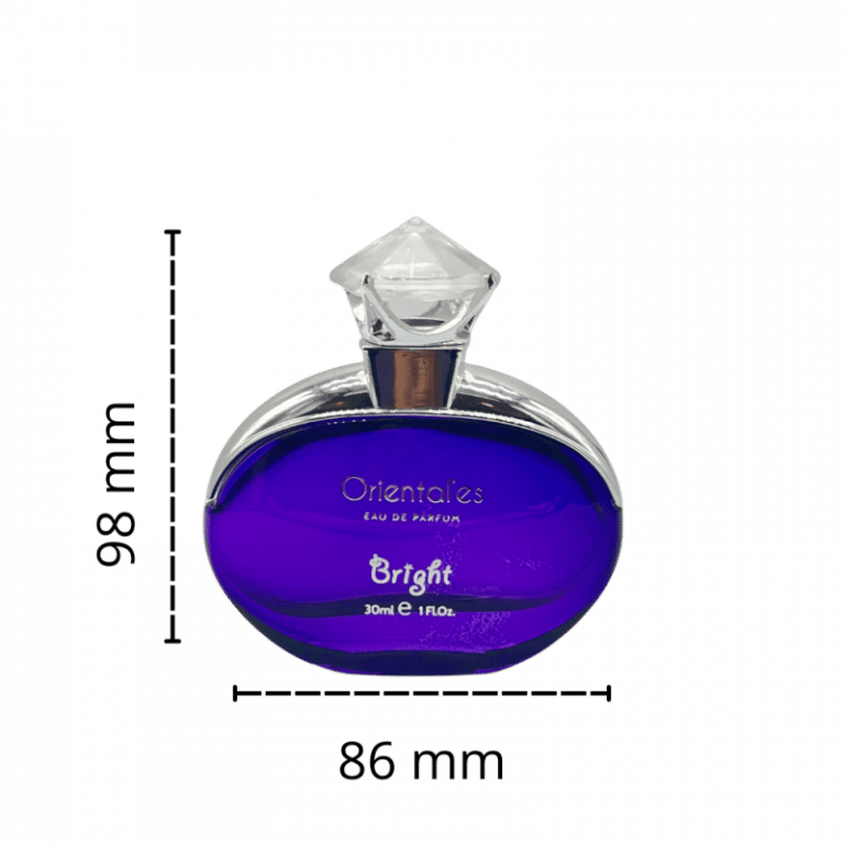 Chai Đựng Nước Hoa 30ml Oval Xanh
