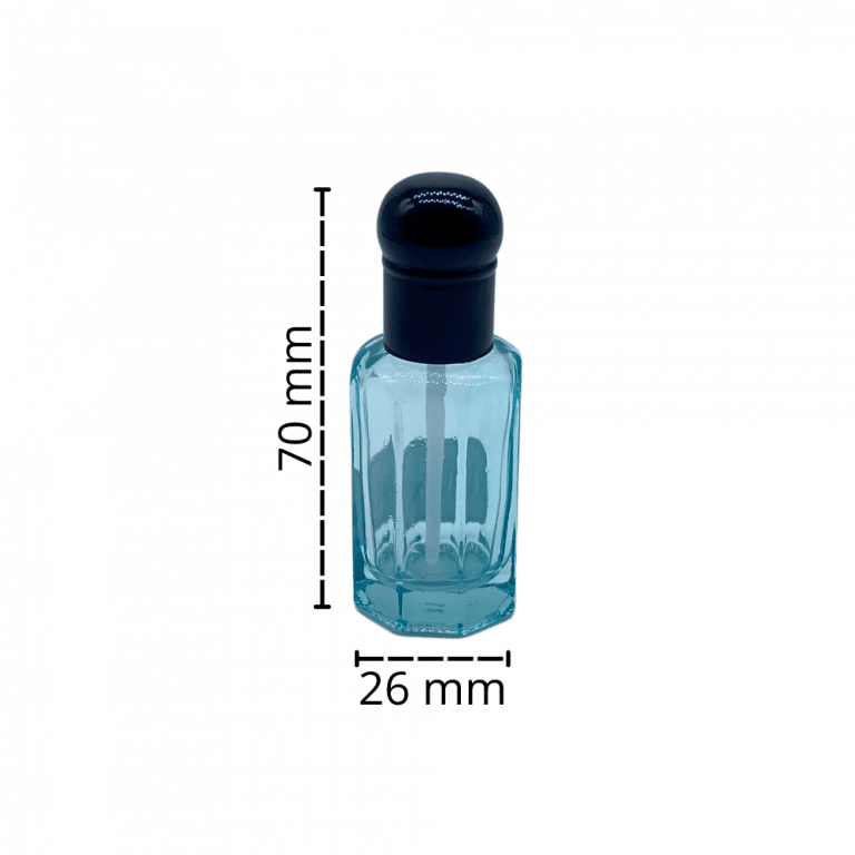 Chai Đựng Tinh Dầu 10ml & 5ml Thủy Tinh Xanh Lục Giác