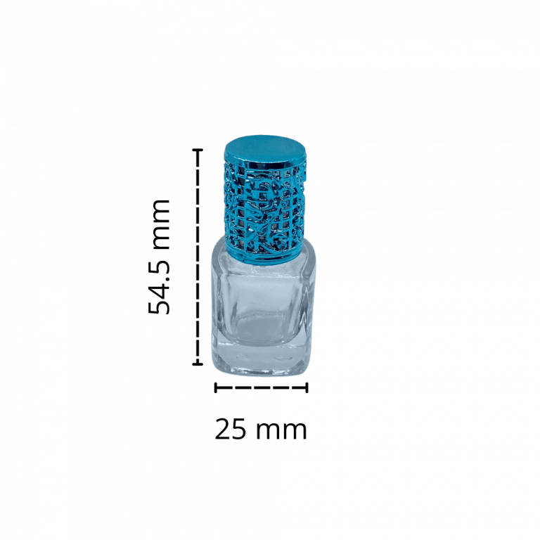 Chai Đựng Tinh Dầu 6ml Dáng Lăng Trụ Tròn Thủy Tinh Cao Cấp