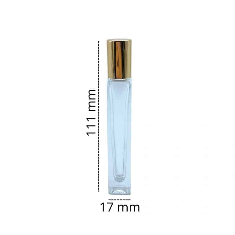 Chai Đựng Tinh Dầu 10ml – Bi Lăn Thủy Tinh - Trụ Vuông