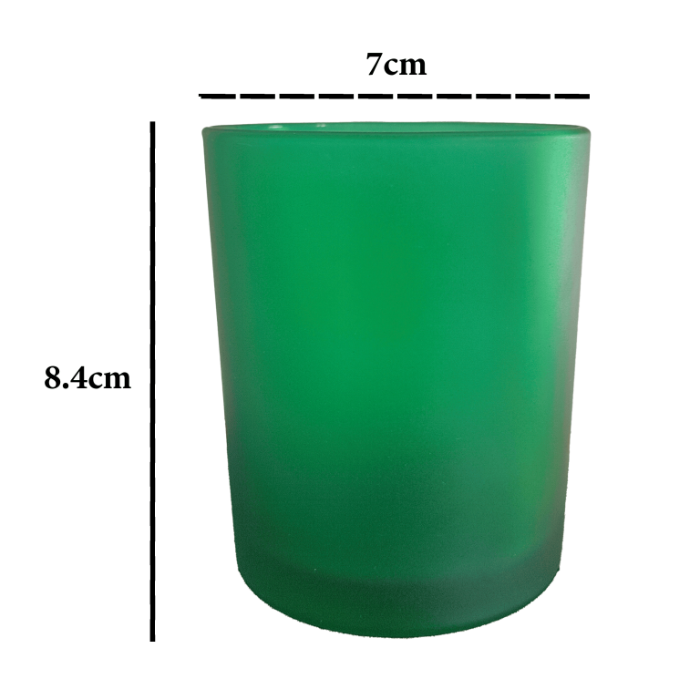 Cốc Đựng Nến Xanh Nhám 200/300g