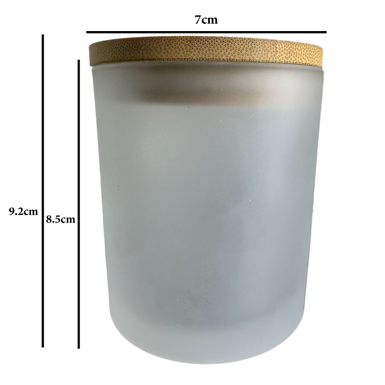 Cốc Đựng Nến Trắng Mờ 200/300g